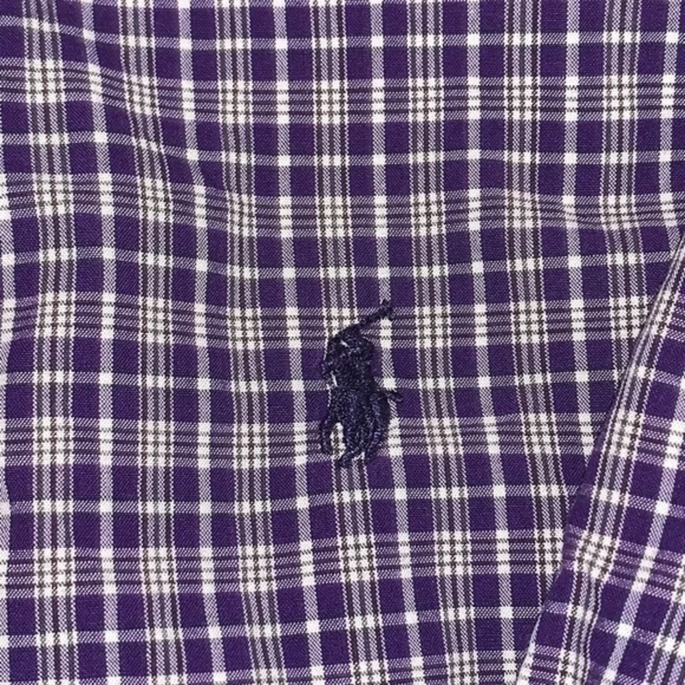 Ralph Lauren Youth Purple Button Down Shirt Size 4